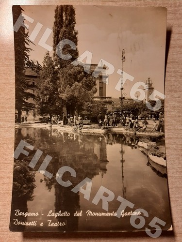 C7465 bergamo 1942 laghetto - 1942,
