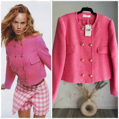 Blazer corto tweed - blazer,