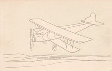 7856) AVIAZIONE, CARTOLINA CON