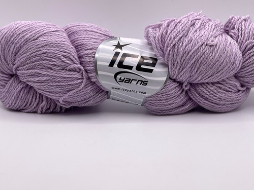 Filato cotone merino lilla - di,