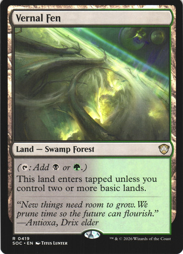 Mtg vernal fen secrets - mtg,