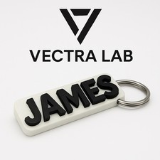 Portachiavi Personalizzato con Nome 3D – Idea Regalo Originale