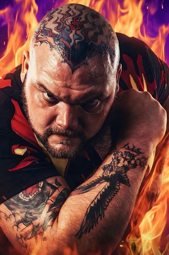 Poster wwe gigante - wwe,
