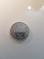 5 Franchi Svizzeri D'argento