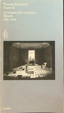 TEATRO II BERNHARD THOMAS UBULIBRI 1984 I TESTI UBULIBRI BROSSURA