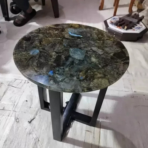 Tavolo vera labradorite - tavolo,