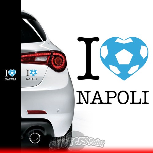 Adesivo love napoli sticker - i,