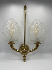 Applique Murano a foglia anni ottanta