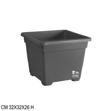 VASO QUADRATO CM 32X32X26 H