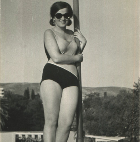 Vintage foto curvy - , donna