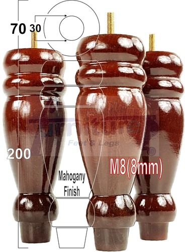 Gambe ricambio in - 4x,