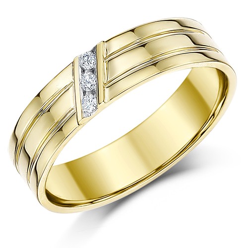 Anello solitario 9ct oro - solitario,