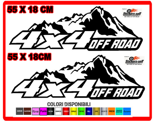 Adesivo auto 4x4 2 - -,