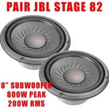 2X JBL Stage 82 8" subwoofer