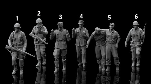 Set figurini wwii soldati - set, –