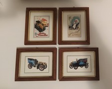 Lotto 4 Quadretti Con Stampe