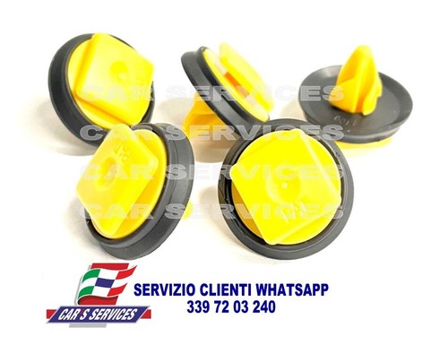5pz clips mollette fissaggio - mollette,