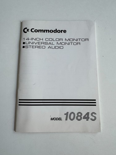 Commodore model 1084s color - commodore,