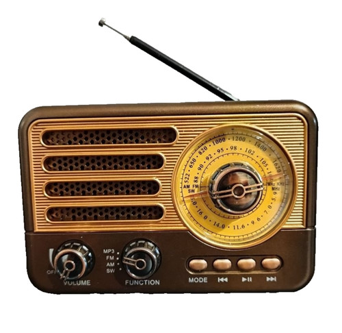 Radio portatile retro vintage - portatile,