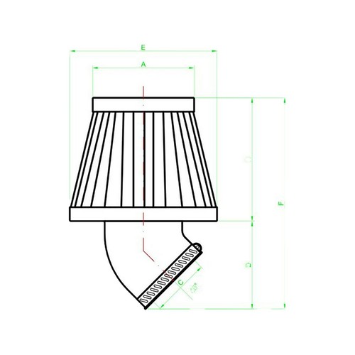 Filtro aria manicotto - manicotto, a