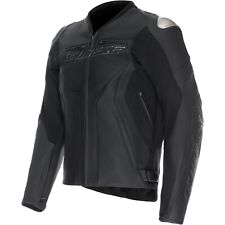 Giacca In Pelle Da Moto Per Uomo 52 - Dainese Racing 5 - Nera