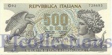 ITALIA - ITALY 500 LIRE 1966