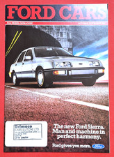Brochure FORD CARS 1982 - Capri 2.8i Fiesta XR2 Escort XR3 Sierra Granada come nuova