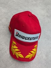 Cappello Bridgestone rosso ricamato Formula 1 Motorsport Racing berretto baseball alloro