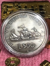 Moneta commemorativa 500 lire - moneta,