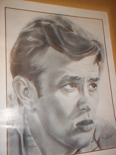 James dean poster dessin - james,
