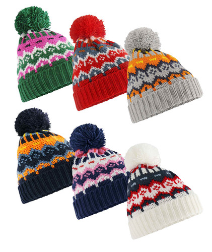 Cappello pompom maglia - pompom,