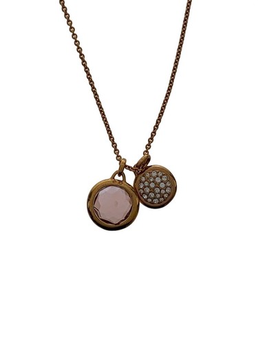 Swarovski necklace gld top - swarovski, necklace/-/gld/top