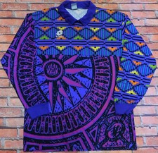 LOTTO MAGLIA SHIRT CALCIO NOLEL PORTIERE VINTAGE MADE IN ITALY (361) tg. L