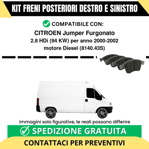 Pastiglie freno posteriori - pastiglie,
