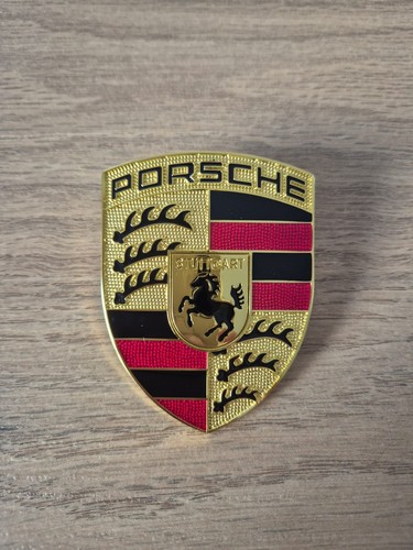 Logo capot 7cm 5cm porsche - x,