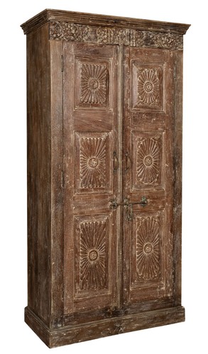 Libreria stipo legno massiccio - legno,