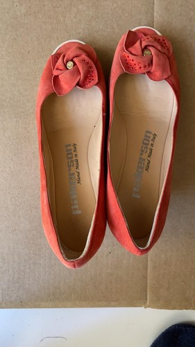 Scarpe pakerson rosse zeppa - scarpe,