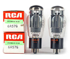 COPPIA ABBINATA 6AS7G RCA NOS tubo valvola lampada valvola valvola valvola 