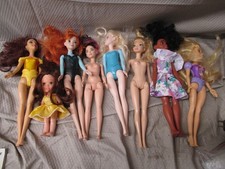 Lotto 8 Bambole Barbie Mattel