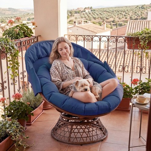 Sedia papasan esterno - papasan, da