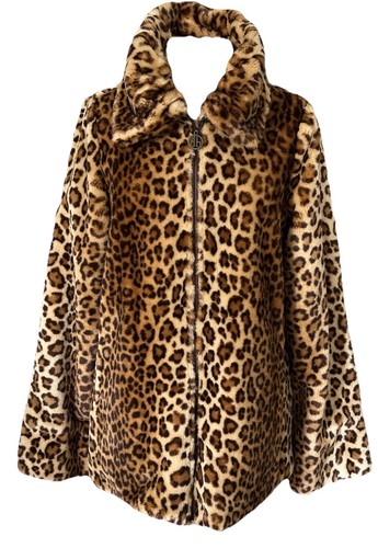 Cappotto pelliccia leopardo