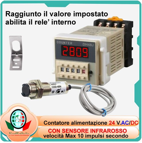 Conta pezzi ac dc - conta, ac/dc
