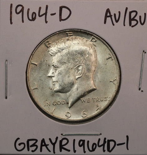 1964 kennedy mezzo dollaro - 1964-d,