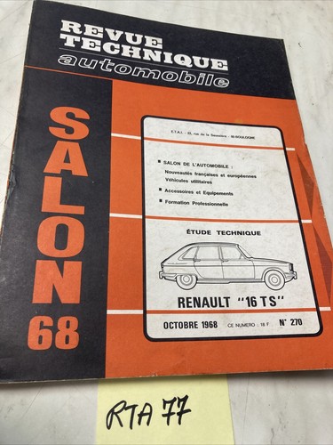 Renault r16ts r16 revue - renault,