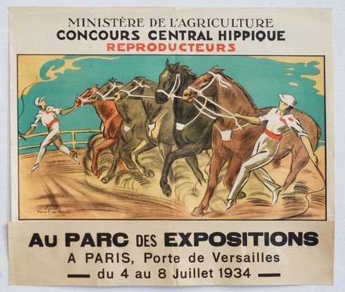Poster pubblicitario francese