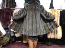 Cappotto Visone Nerz Pelz di