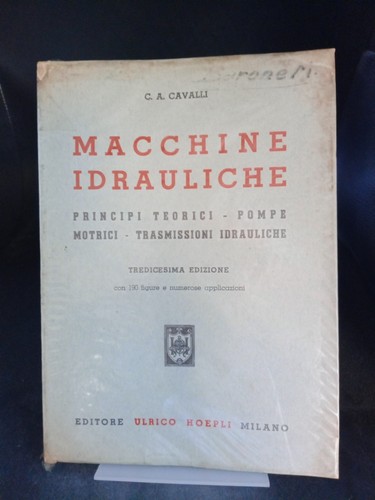 Macchine idrauliche principi - macchine,