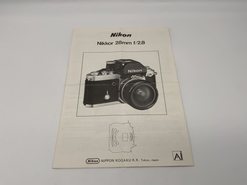 Nikon nikkor 28mm - 28mm, f/2.8