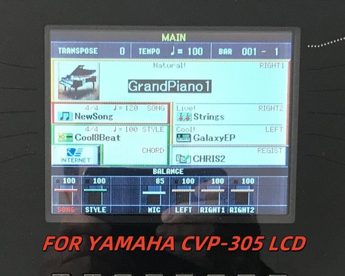 Schermo lcd per yamaha - schermo,
