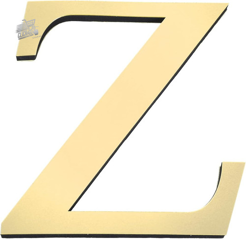 Lettera oro adesivo - z,